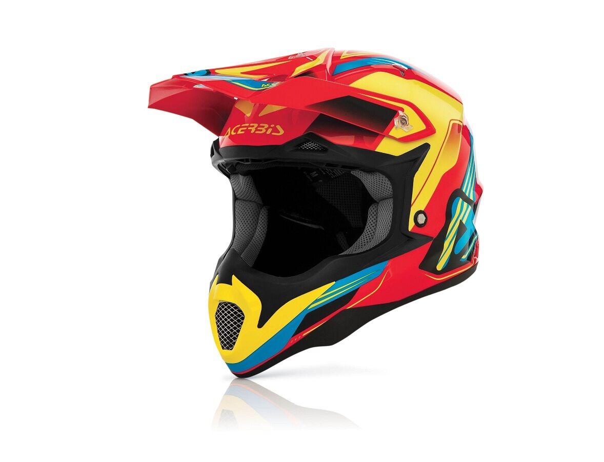 *Helm AC Kryptonite rot-gelb