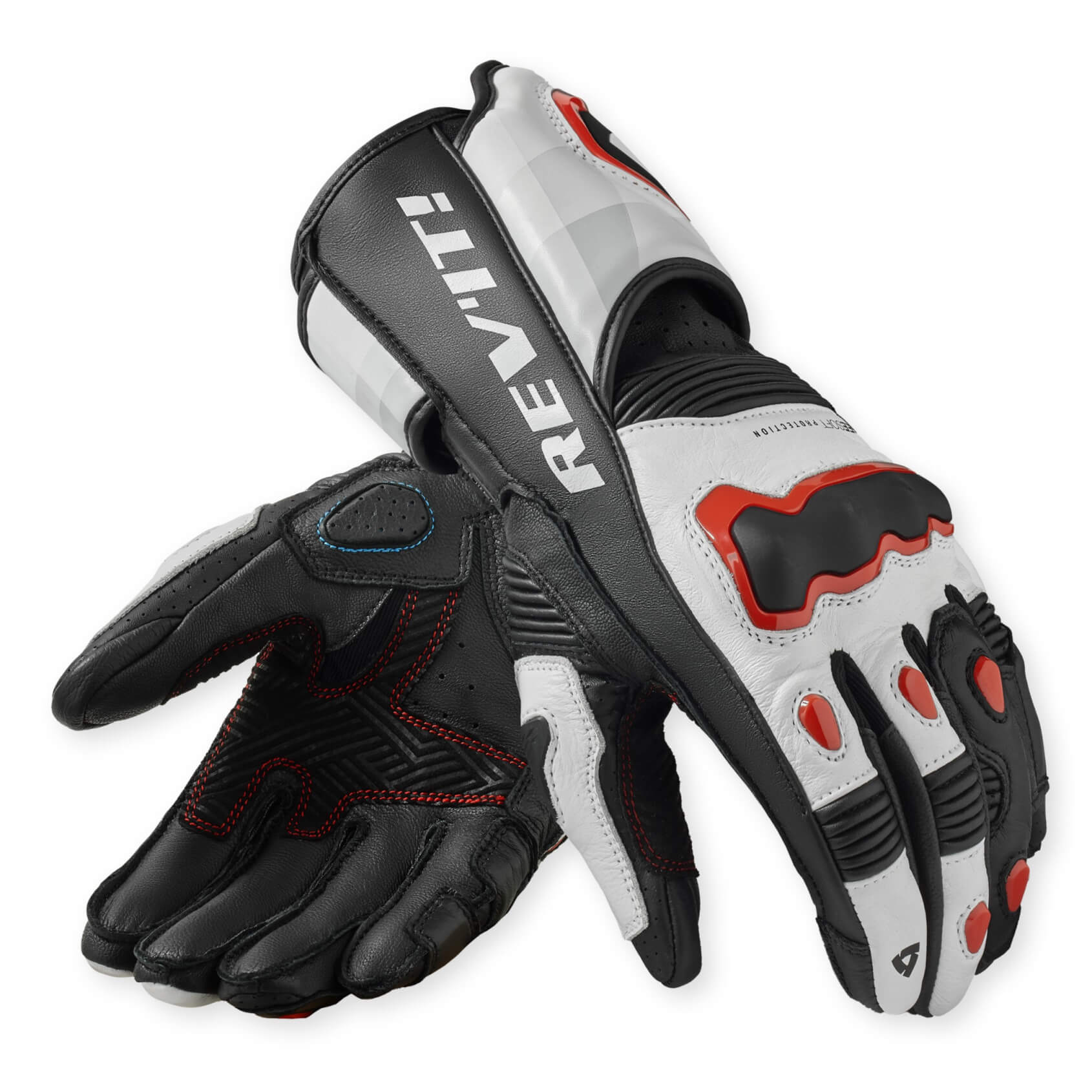 REV'IT! Handschuh Quantum 3 White-red