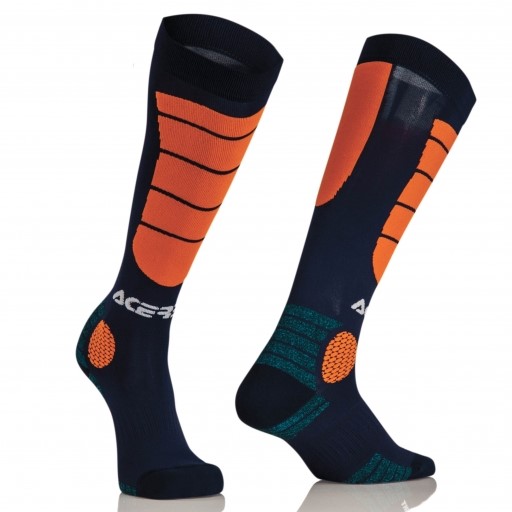 Socken AC Impact blau/orange