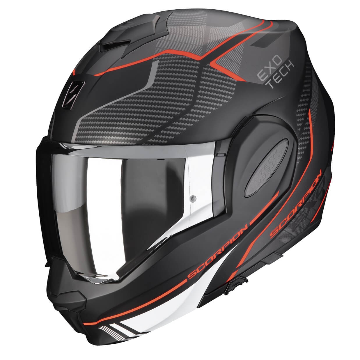*Scorpion EXO-TECH EVO ANIMO mattschwarz-rot