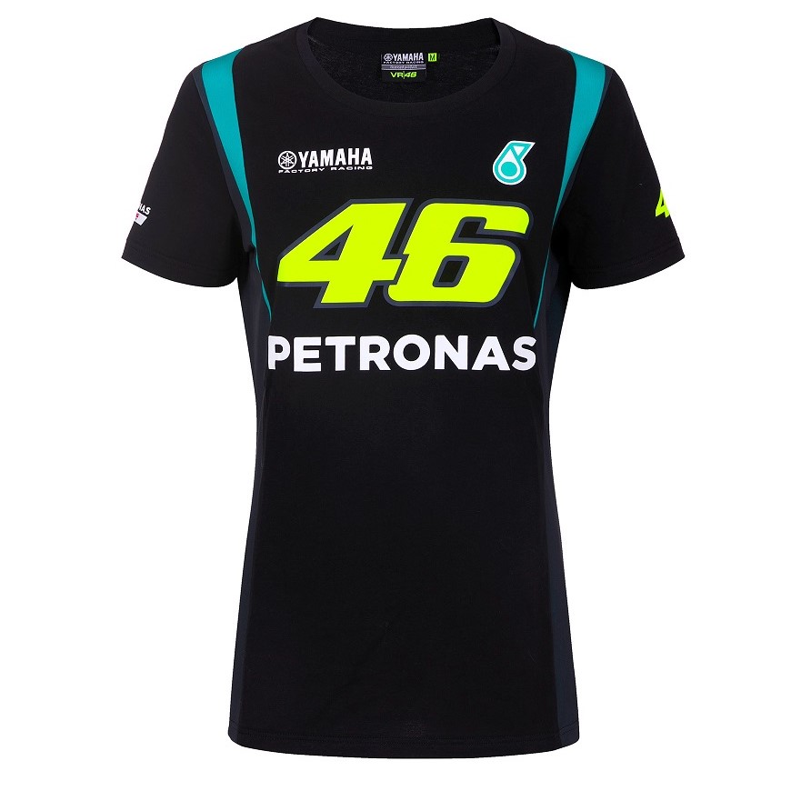 VR46 Petronas Womens T-Shirt Racing black