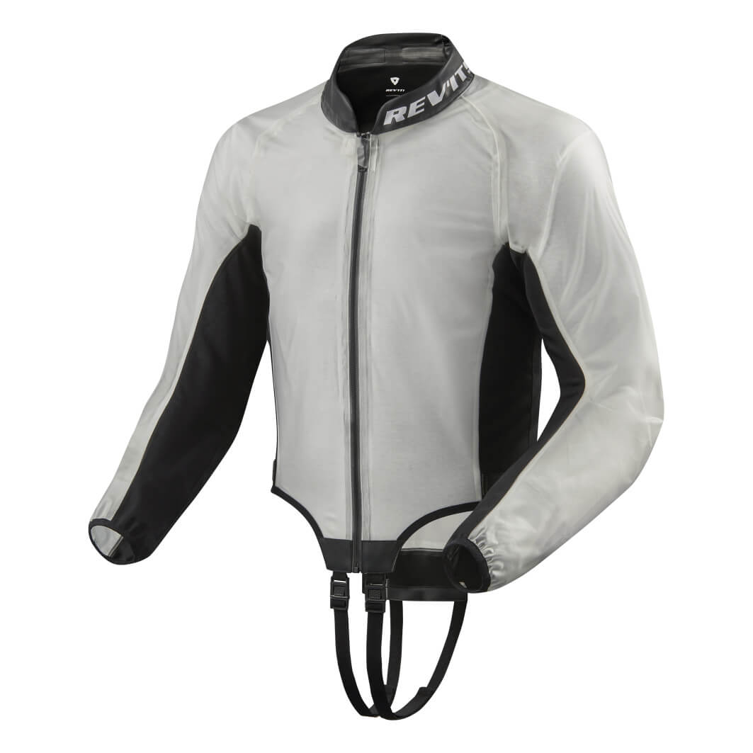 Regenjacke Trackmaster H2O transparent-schwarz