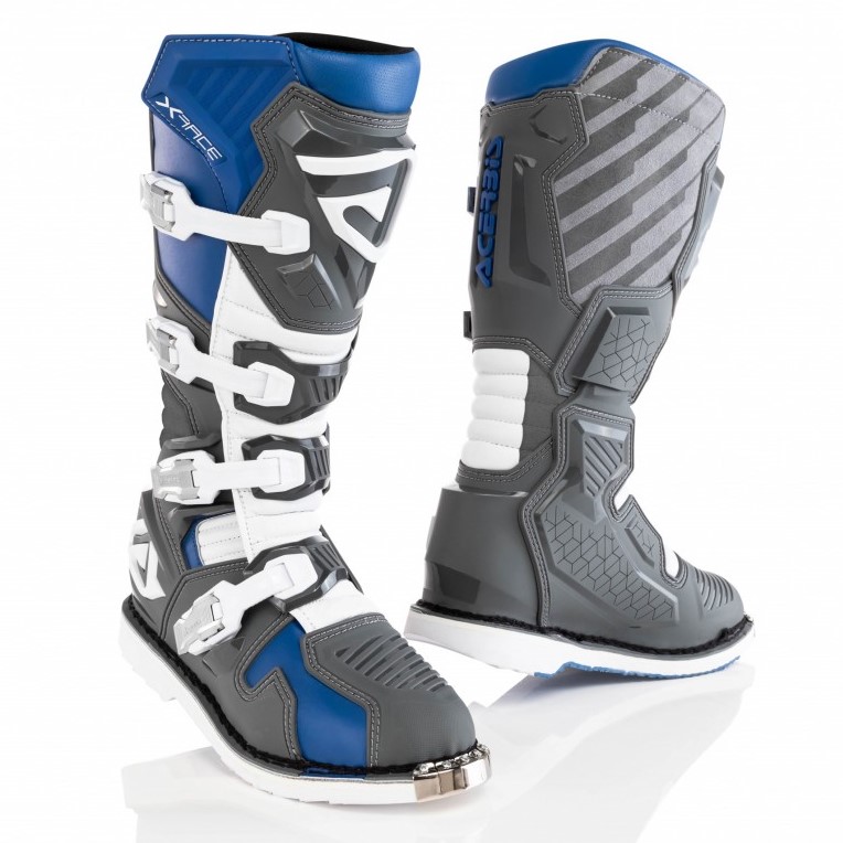 Acerbis MX-Stiefel X-RACE blau/grau