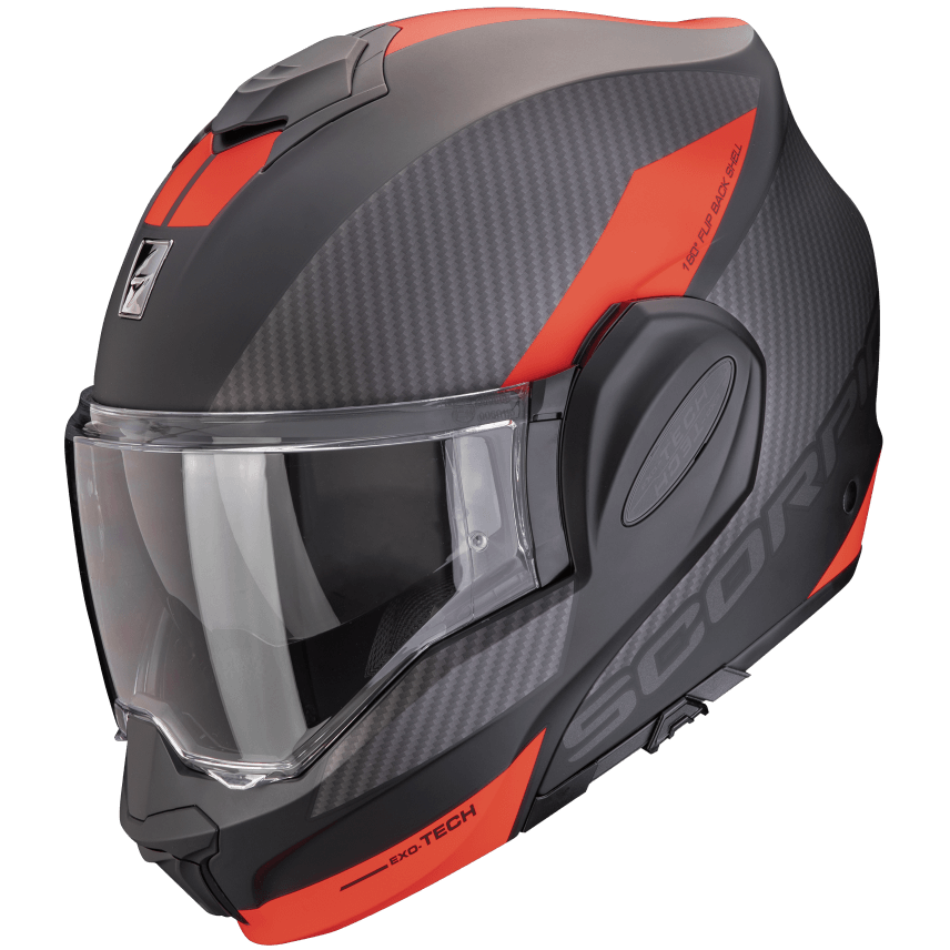 *Scorpion EXO-TECH EVO TEAM Mattschwarz-Silber-Rot