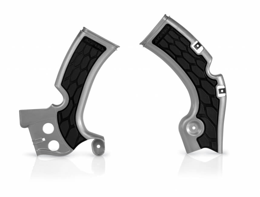 Acerbis Rahmenschutz X-Grip für Kawasaki KXF  silber