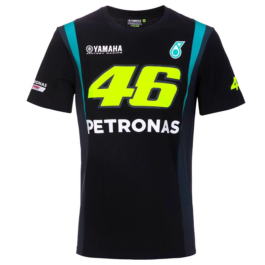 VR46 Petronas T-Shirt Dual black