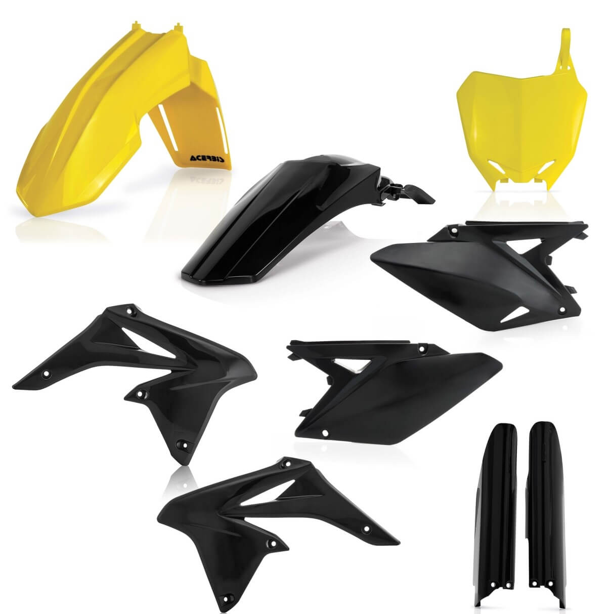 Acerbis Full Kit für RMZ 250 10-12 gelb/schwarz