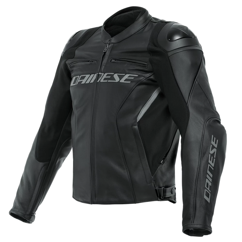 Dainese RACING 4 LEATHER JACKET S/T BLACK/BLACK