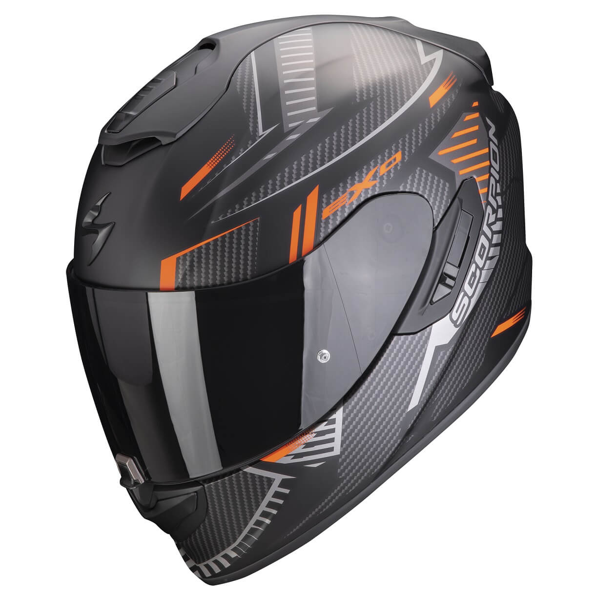 *Scorpion EXO-1400 EVO AIR SHELL mattschwarz-orange