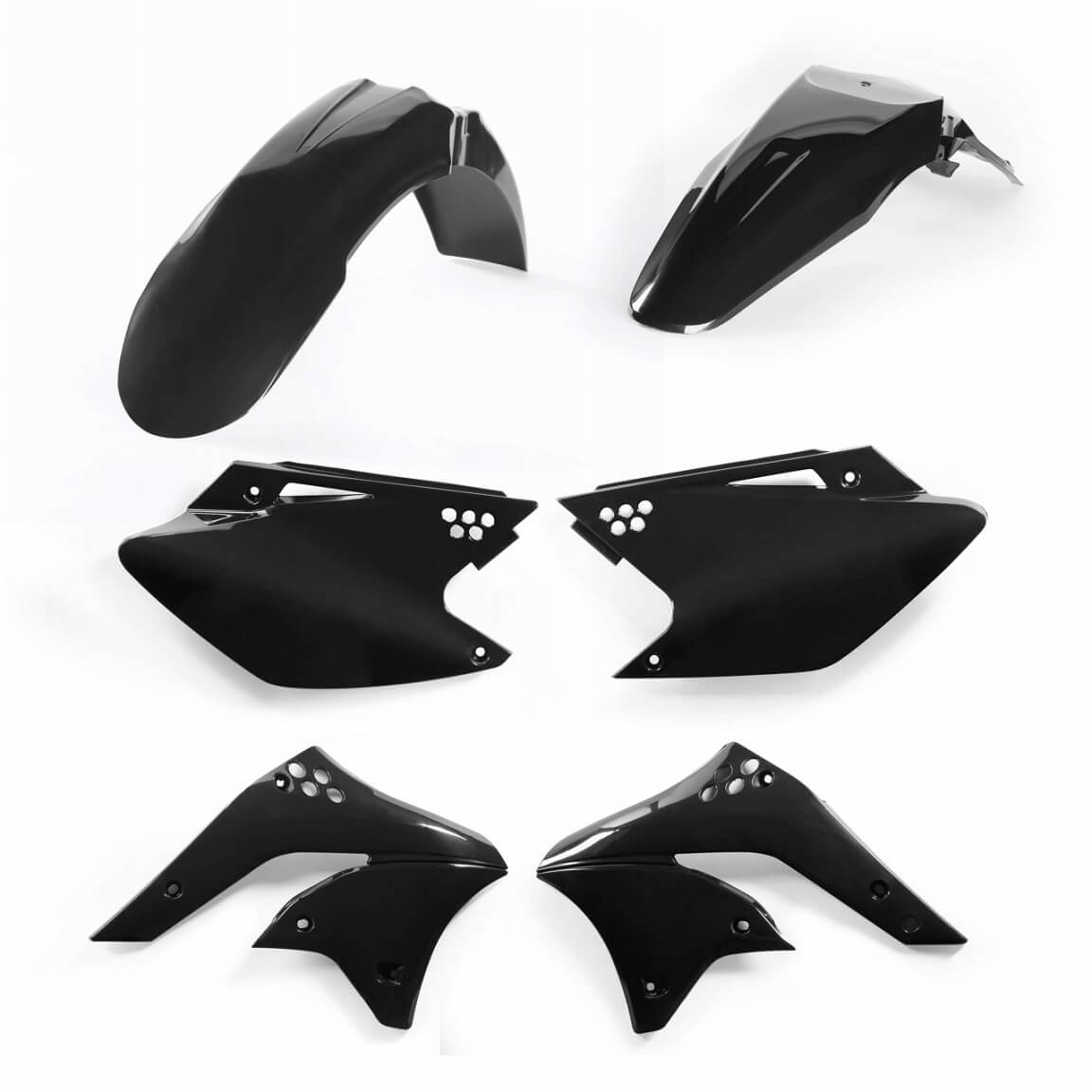 Acerbis Plastikkit für Kawasaki KXF250  schwarz