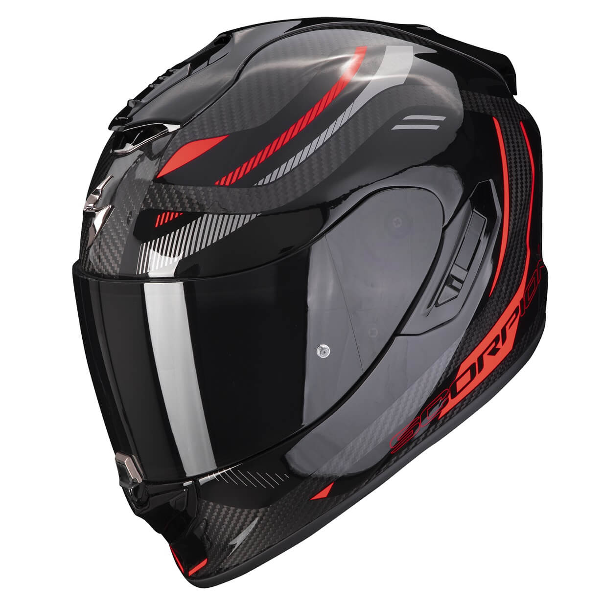 *Scorpion EXO-1400 EVO CARBON AIR KYDRA schwarz-rot