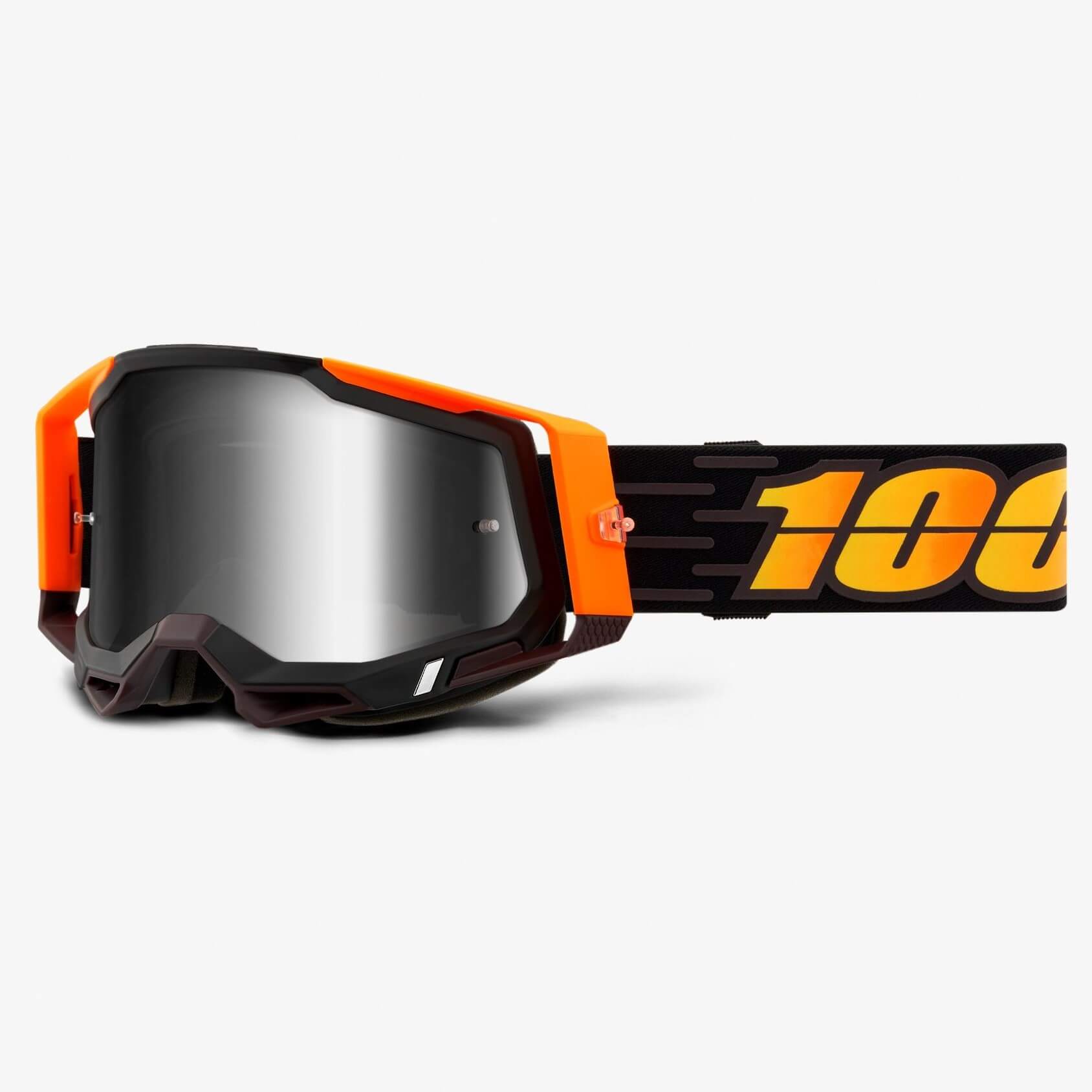Brille 100% Racecraft II Costume 2 - silber gespiegelt