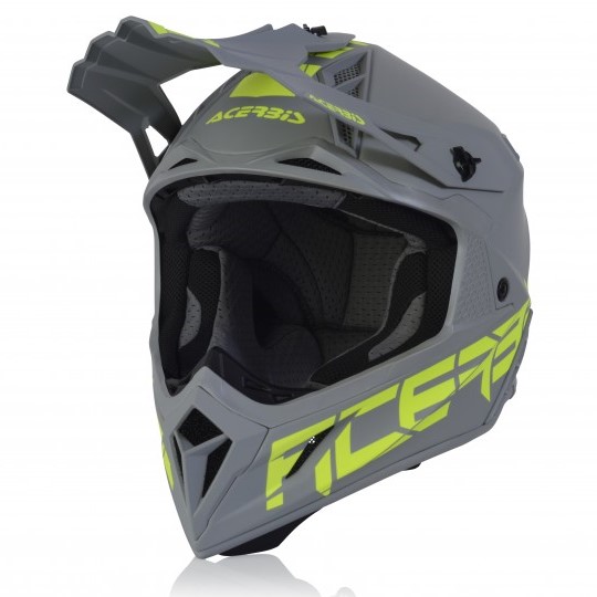 *Acerbis MX-Helm IMPACT STEEL CARBON grau 2