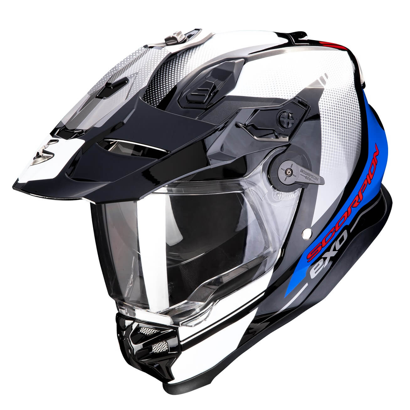 *Scorpion ADF-9000 AIR TRAIL schwarz-blau-weiss