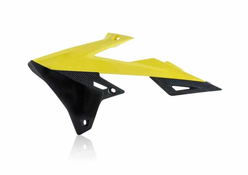 Acerbis Kühlerspoiler für RMZ 450  18 gelb/schwarz