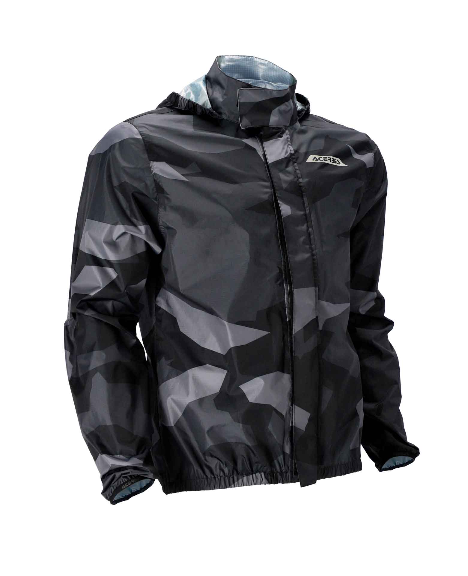 Regenjacke X-Dry camo - black