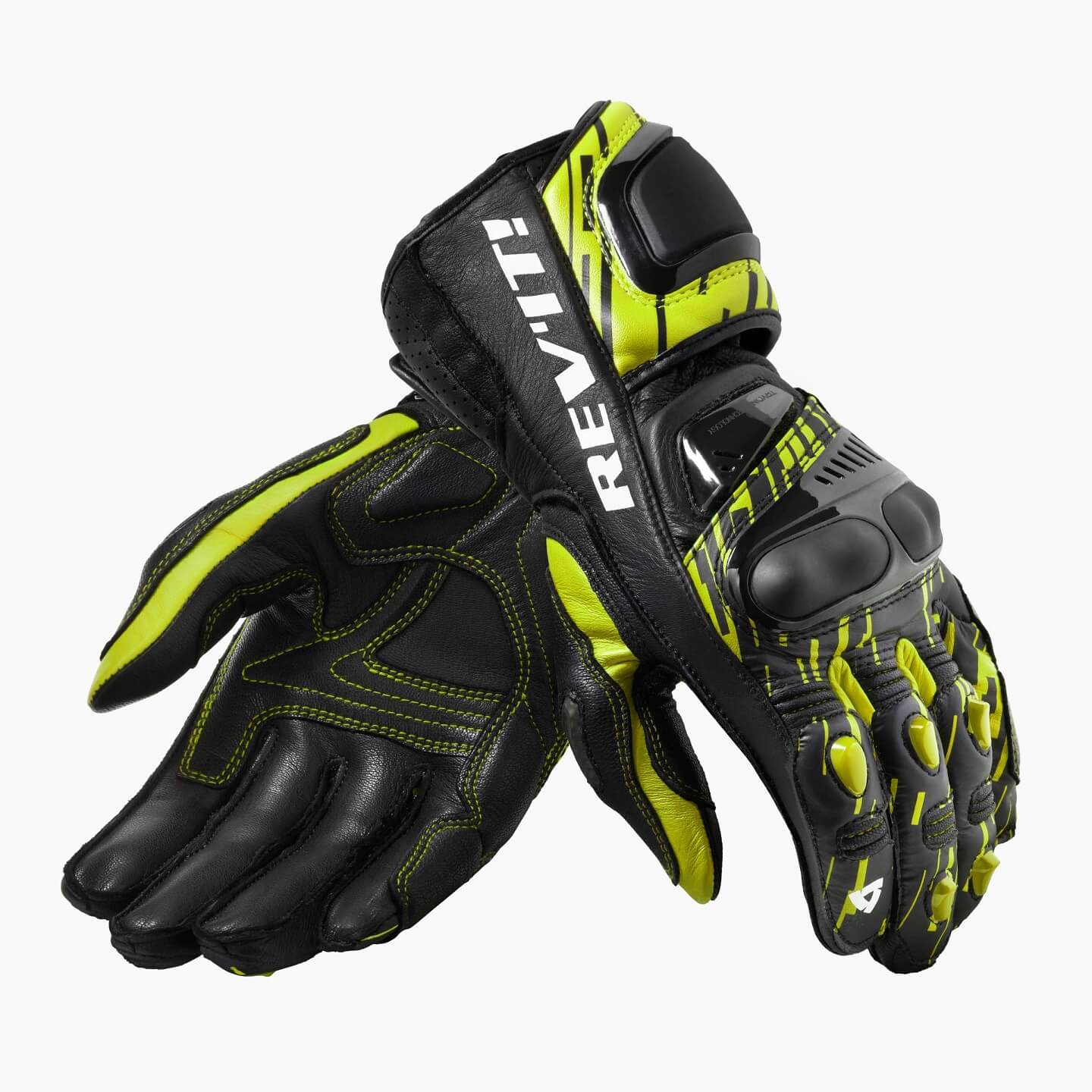 Handschuhe Quantum 2 Neon Gelb-Schwarz