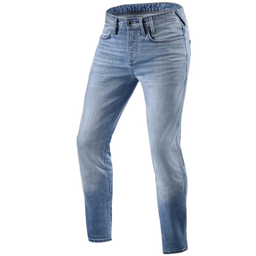 REV'IT Jeans Piston 2 SK Hellblau Used