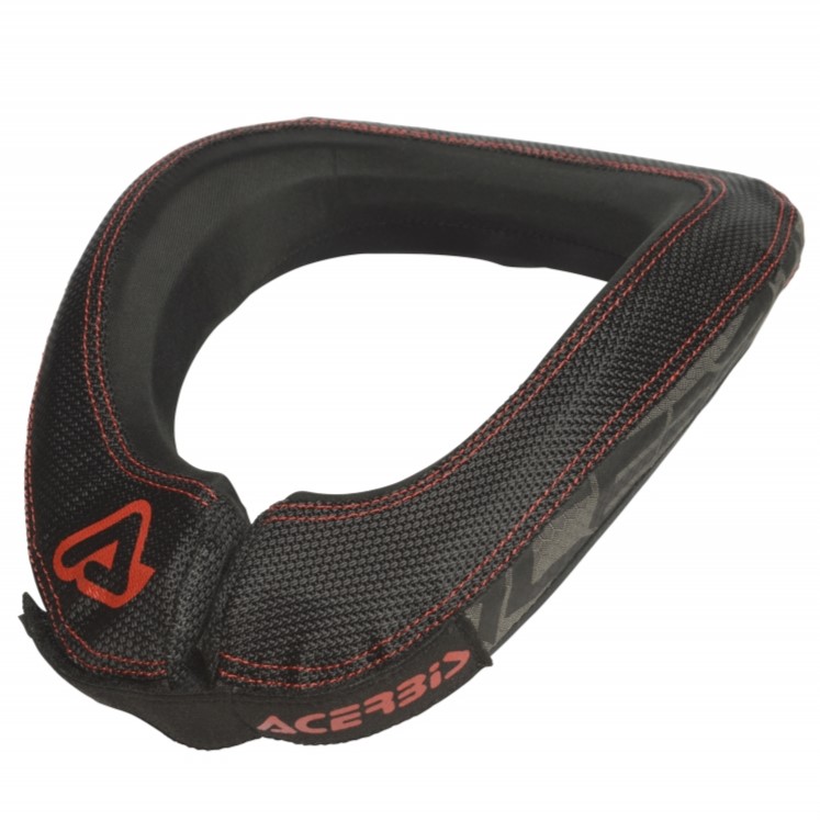 X-ROUND RUNDHALSKRAGEN KID AC schw/rot