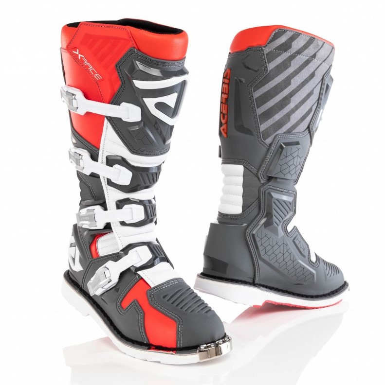 Acerbis MX-Stiefel X-RACE rot/grau