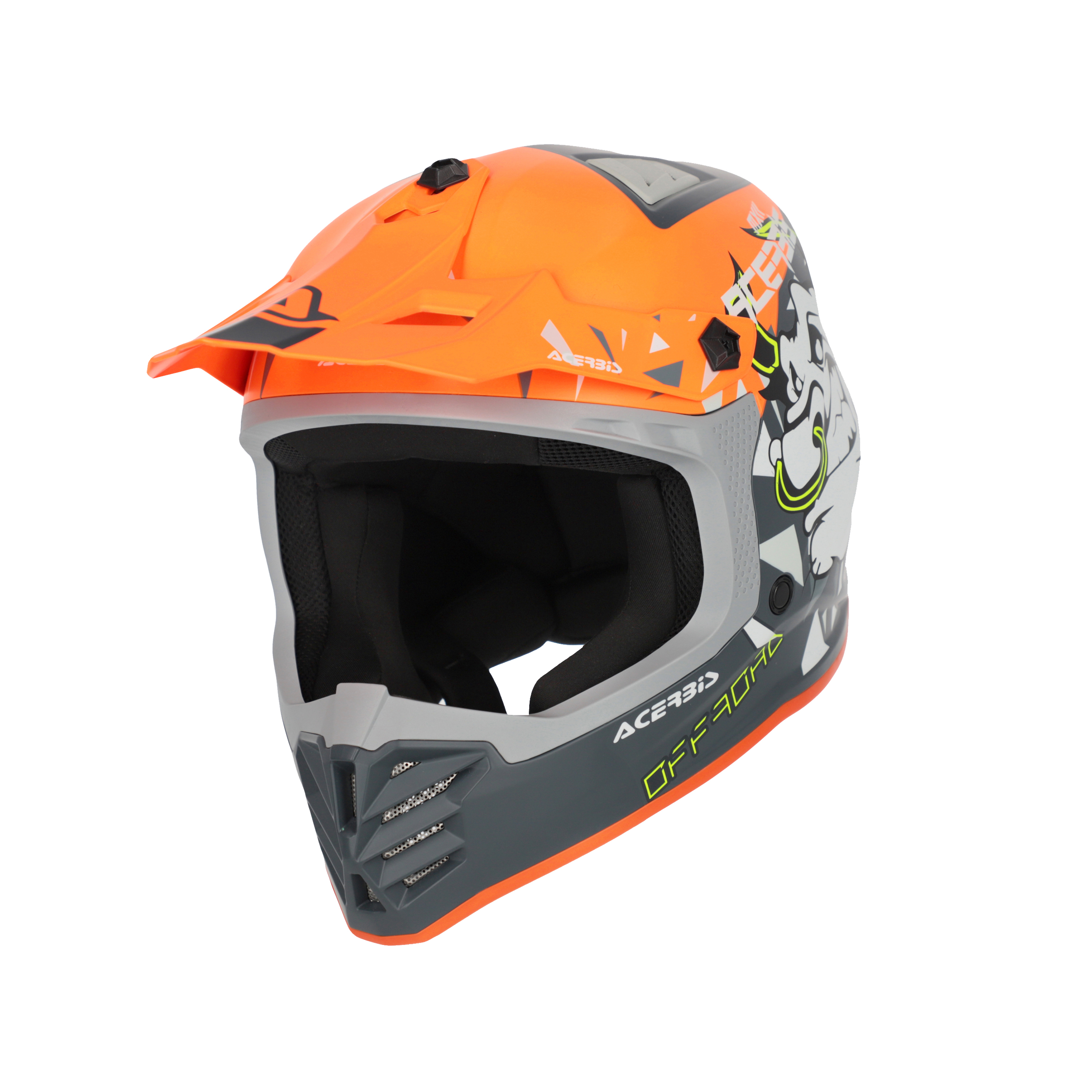 *Acerbis MX-Helm Profile Junior matt-orange/grey