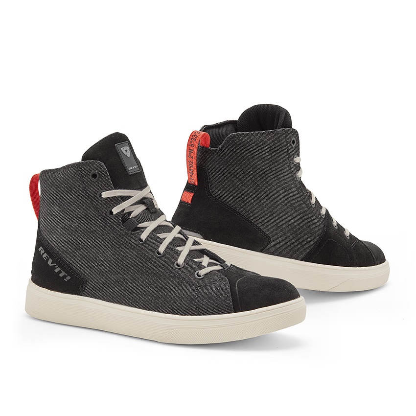 REV'IT Schuhe Delta H2O Schwarz-Weiß