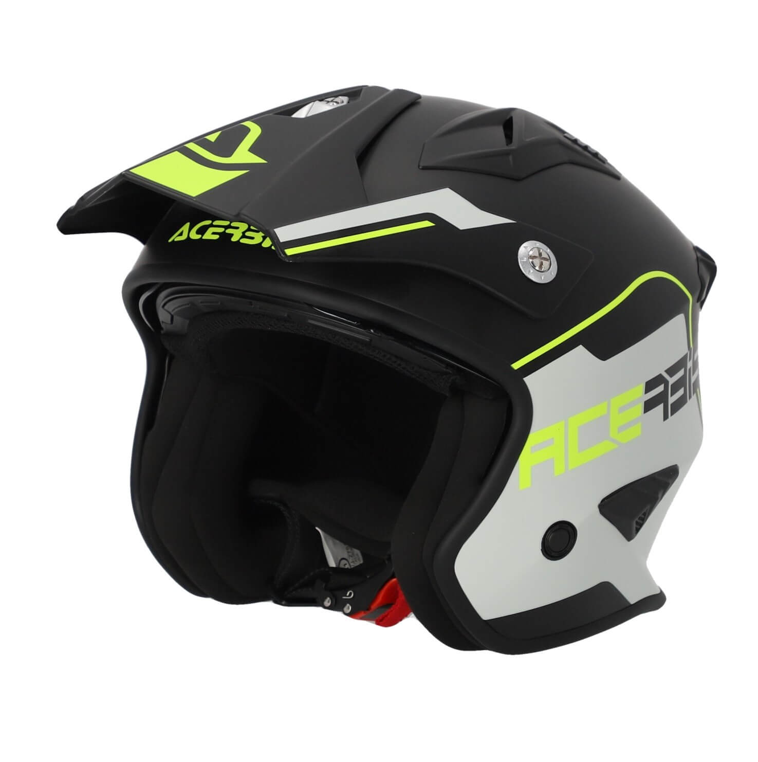 Helm AC Jet Aria 22-06 black/fluo-yellow