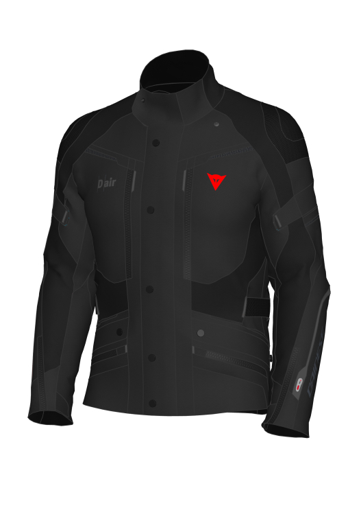 Dainese CARVE MASTER 2 D-AIR GORE-TEX Jacke schwarz-hellgr