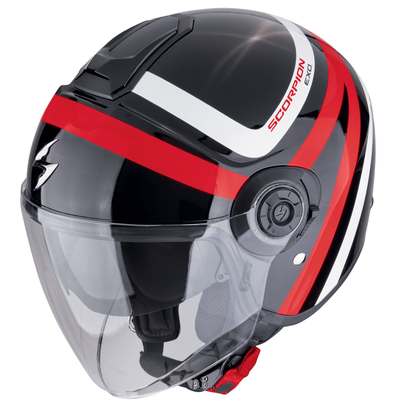 *Scorpion EXO-CITY II RIVA Schwarz-Rot