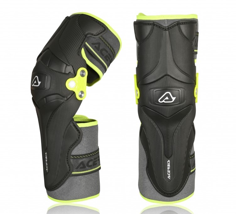 *Acerbis KNIESCHUTZ X-STRONG KNEE schw./gelb