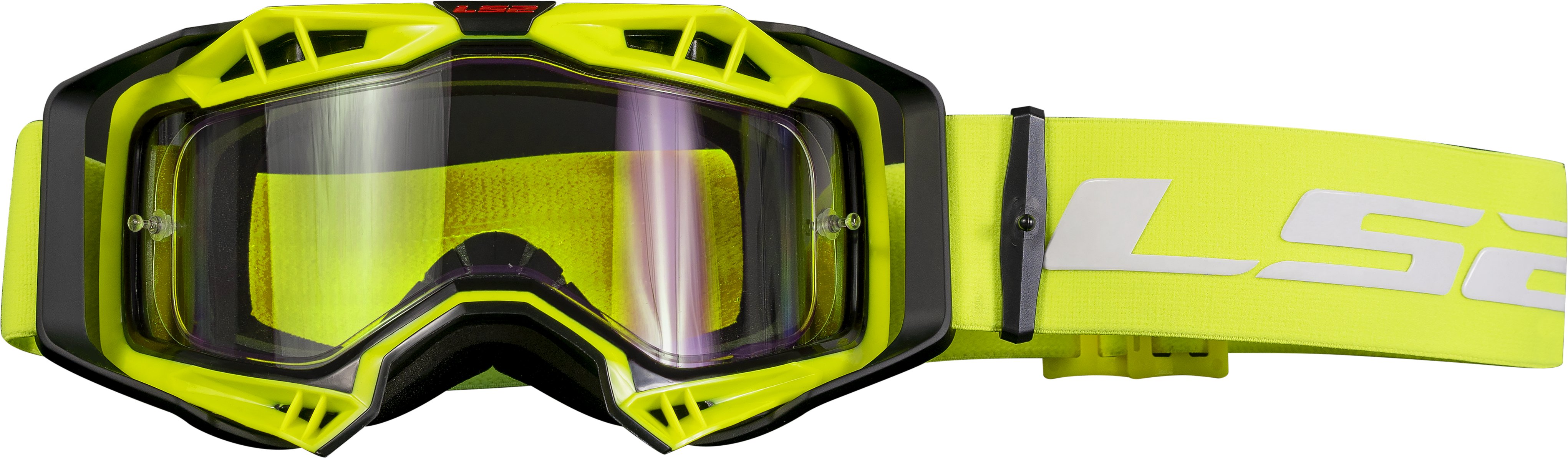 *LS2 Brille AURA YELLOW - CLEAR VISOR