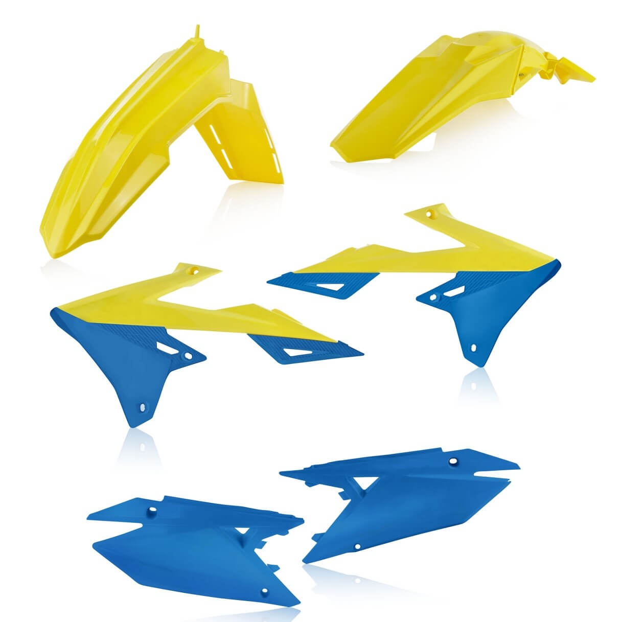 Acerbis Plastic Kit für RMZ 450  18 gelb/balu