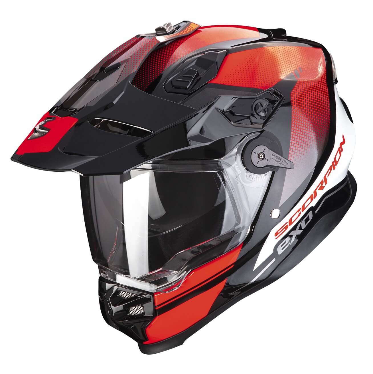 *Scorpion ADF-9000 AIR TRAIL schwarz-rot