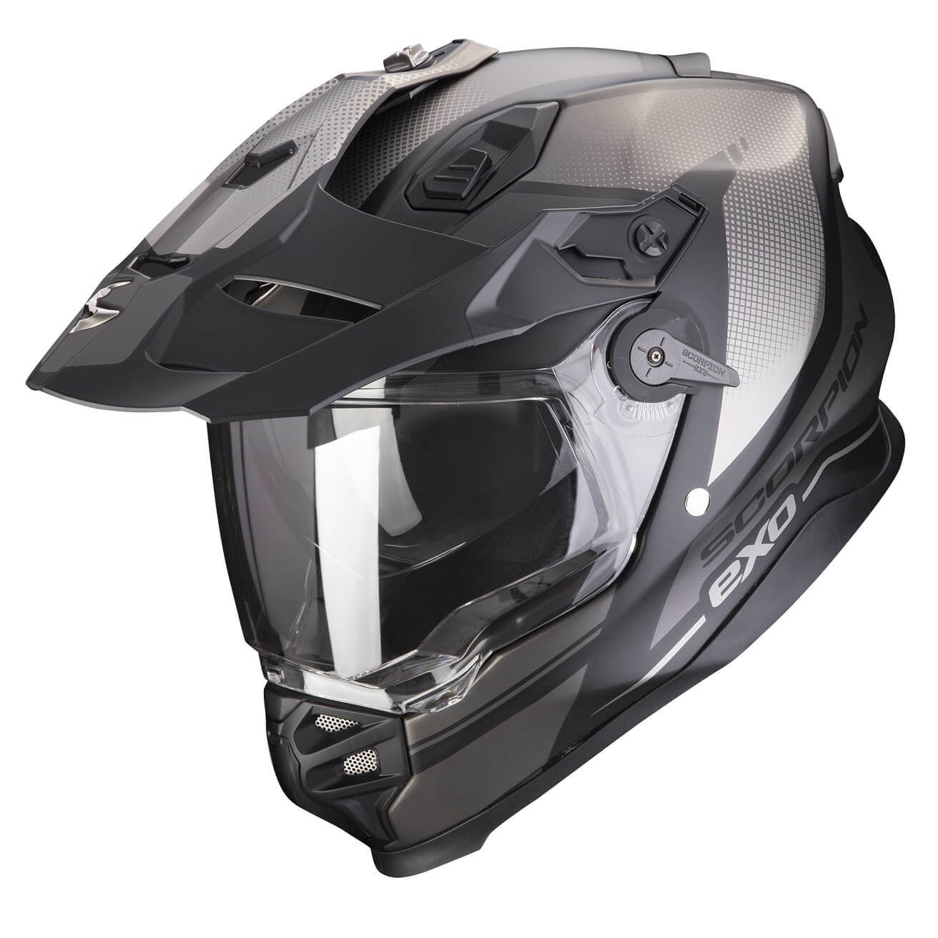 *Scorpion ADF-9000 AIR TRAIL mattschwarz-silber