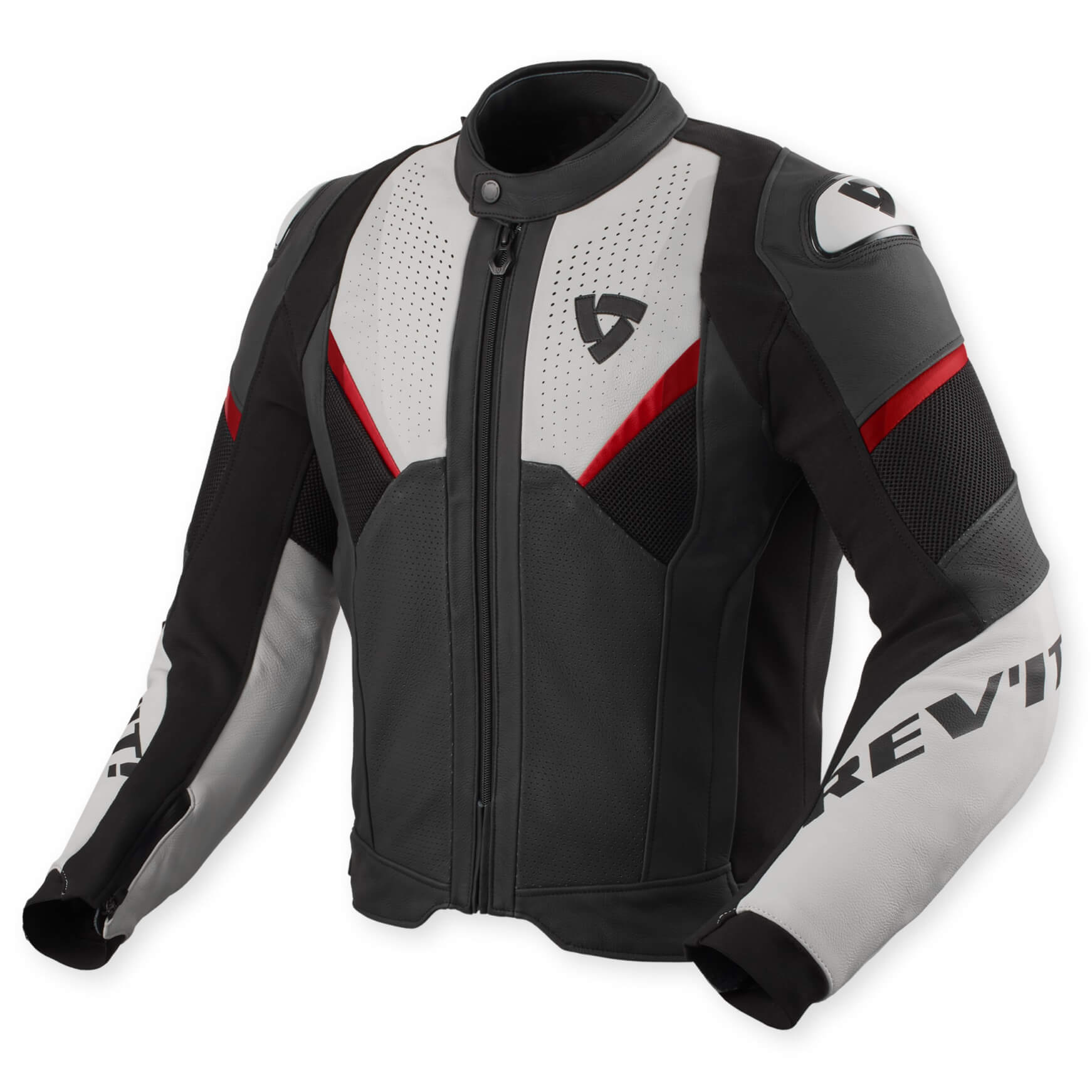 REV'IT Jacket Automate Black-Light Grey, Men