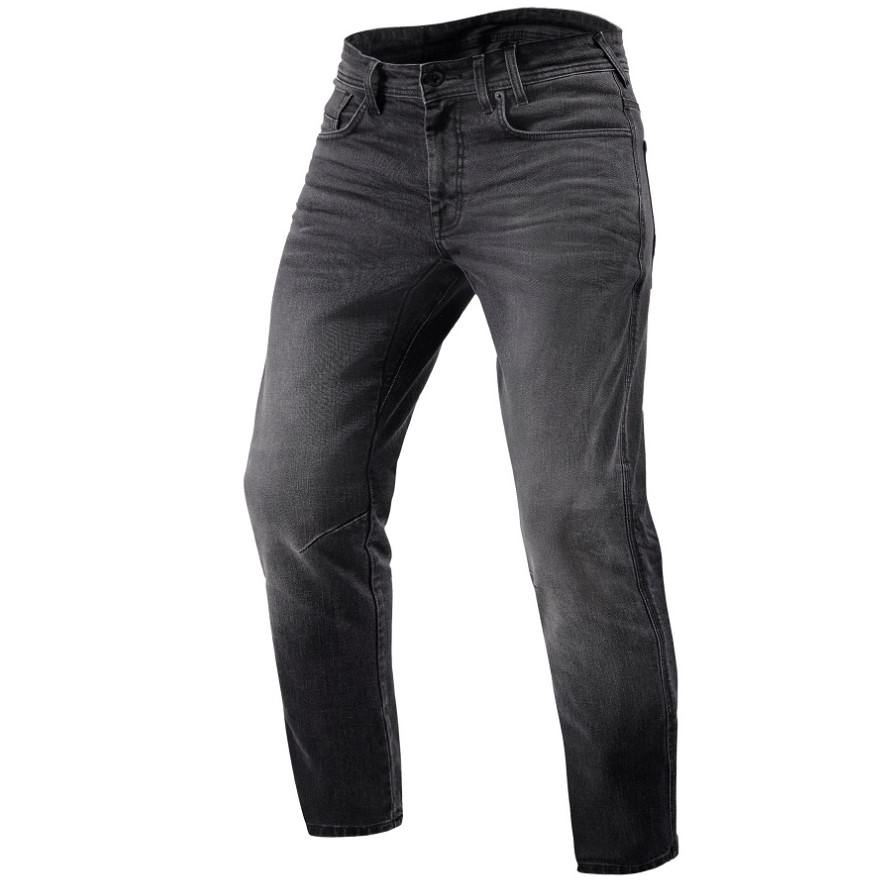 REV'IT Jeans Detroit 2 TF Mittelgrau Used L34,