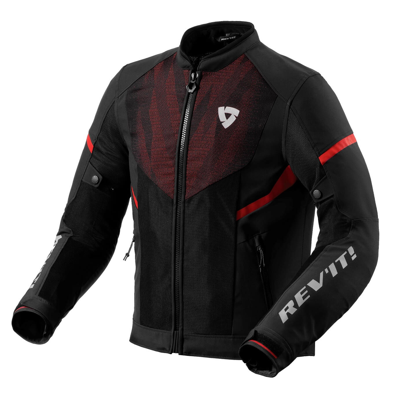 Jacke Hyperspeed 2 GT Air Schwarz-Neon Rot,