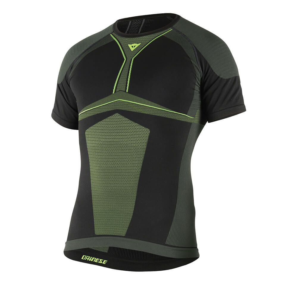 DA D-Core Dry Tee Ss  Black/Fluo-Yellow