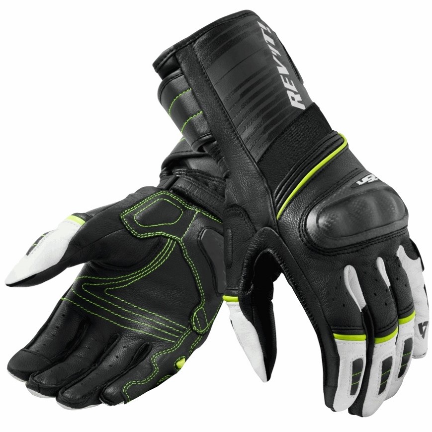 REV'IT Handschuhe RSR 4 Schwarz-Neon Gelb