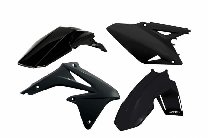 Acerbis Plastic Kit für RMZ 450   schwarz