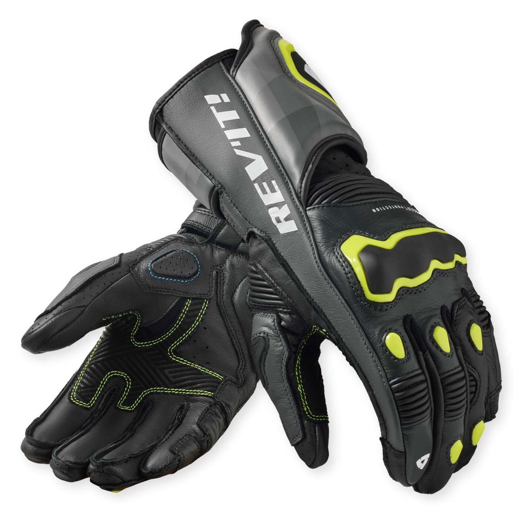 REV'IT! Handschuh Quantum 3 Grey-Neon Yellow