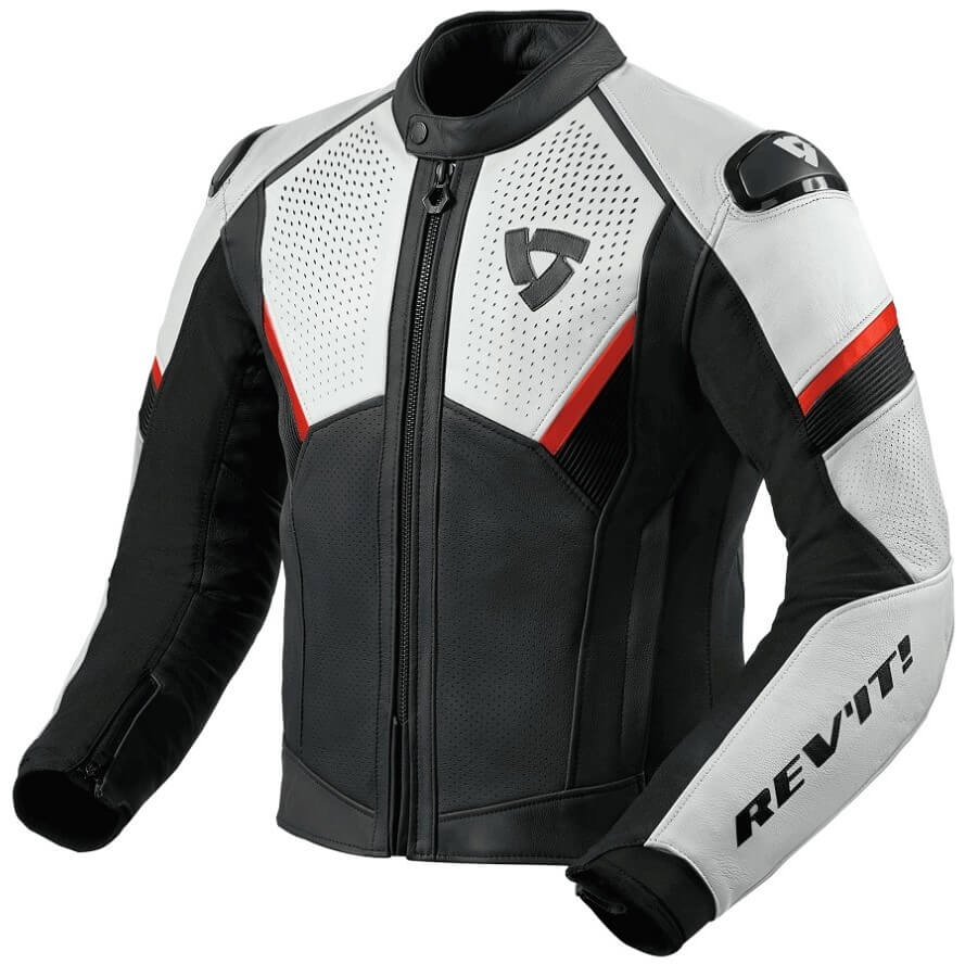 REV'IT! Jacke Matador Schwarz-Neon Rot,