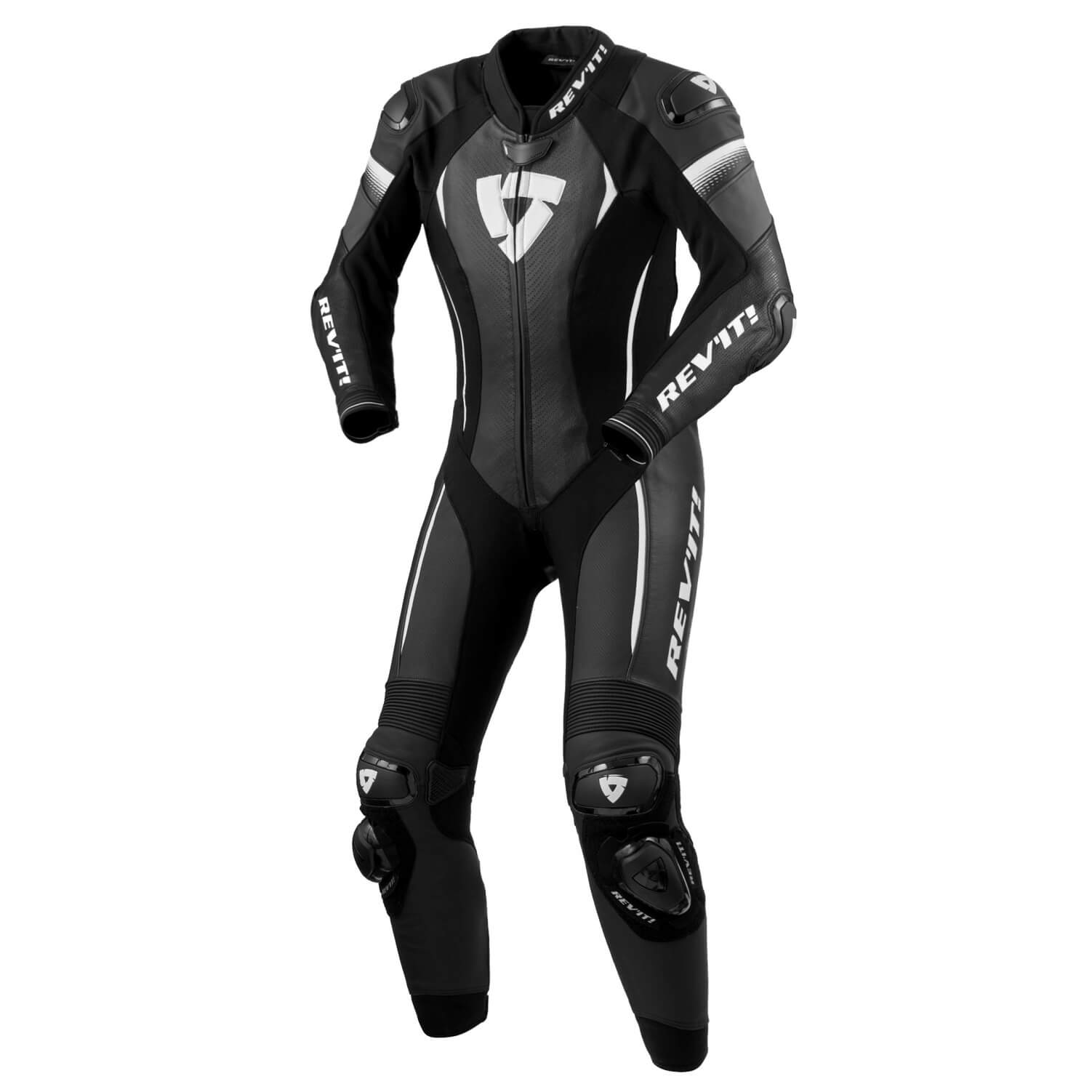 REV'IT! Einteilige Lederkombi Xena 4 Ladies Schwarz-Weiß