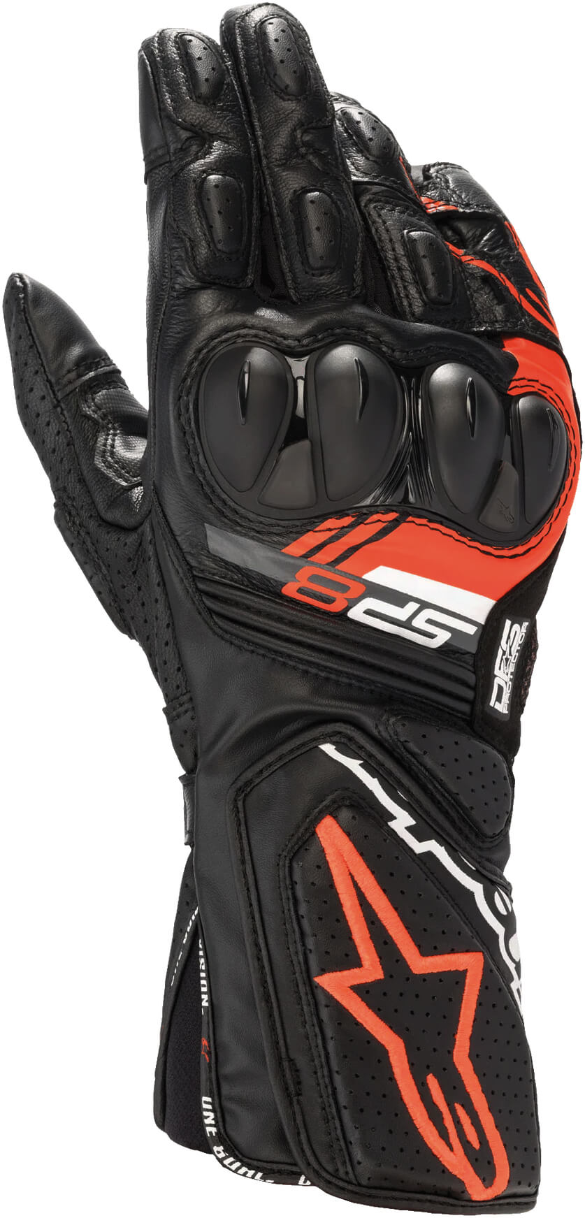 SP-8 V3 Handschuh schwarz-neonrot