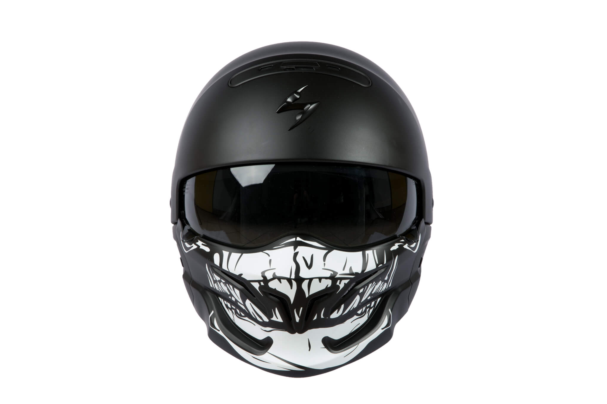 Kinnteil Scorpion "Skull-Maske" für EXO-Combat black/white