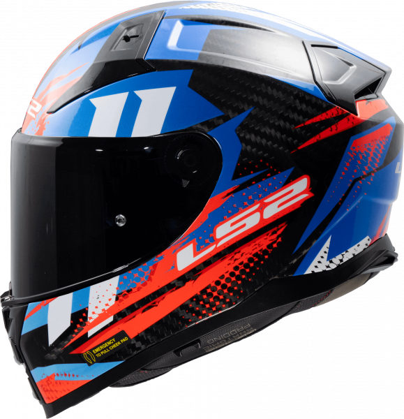FF811-VECTOR II CARBON TANTIC GLOSS RED BLUE-168115626-NEW