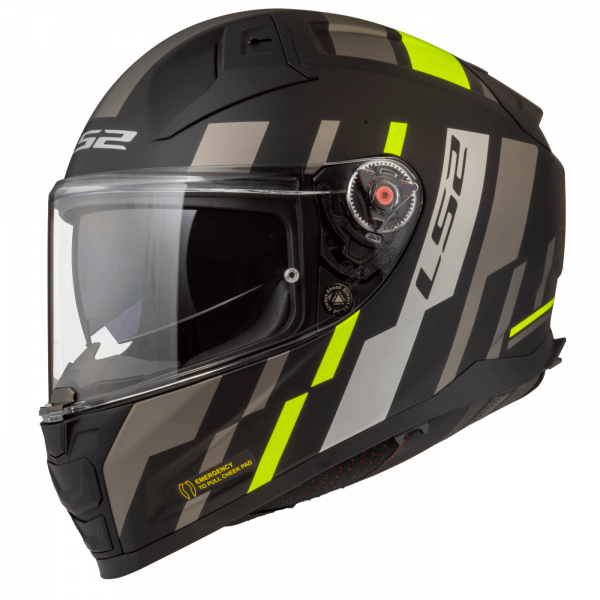 FF811 VECTOR II TRON M.BLACK H-V YELLOW-168112854
